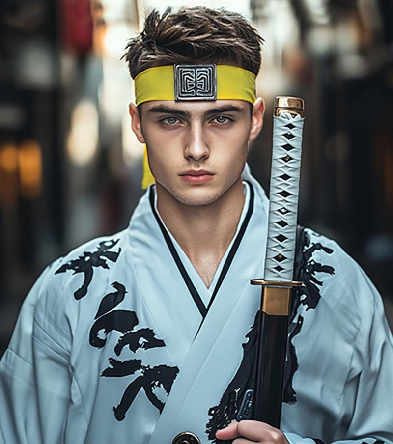 SRLLBBY Sport Tie Headbands Tennis Head Tie for Men Women Sports Fans Ninja Soccer Basketball Teams Head Ties Halloween - Image 4
